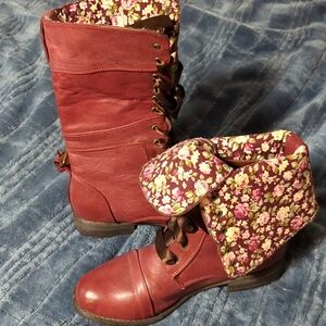 Size 10 Loveculture Red Boots